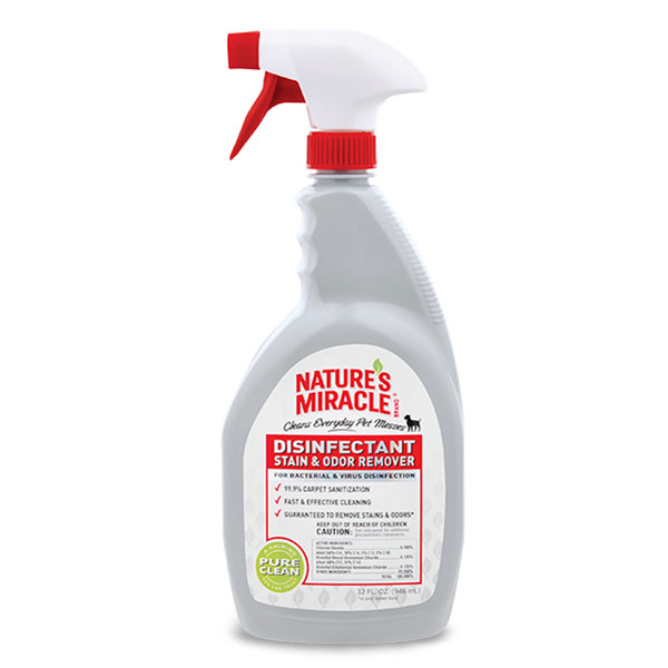 Nature's miracle disinfectant stain & odor remover outlet